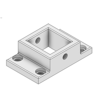 MODULAR SOLUTIONS PROFILE<br>30 SERIES CONNECTING FLANGE W/ HARDWARE